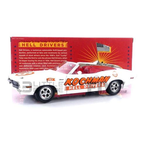 Greenlight Collectibles 1/18 - 13633 - Dodge Challenger Convertible Kochman Hell Drivers - 1970-Greenlight