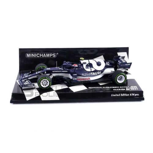 Minichamps 1/43 - 417211710 - Alpha Tauri At02 - Turkish Gp 2021 (P. Gasly)-Minichamps