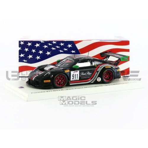 Spark 1/43 - Us096 - Porsche 911 Gt3 R - Californie 2019-Spark