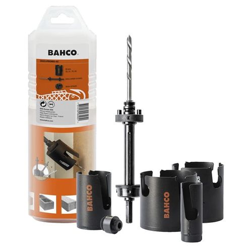 Coffret de scies trépans Superior multi construction 32-83 mm (6 pcs) - BAHCO 3833-PROMO-42