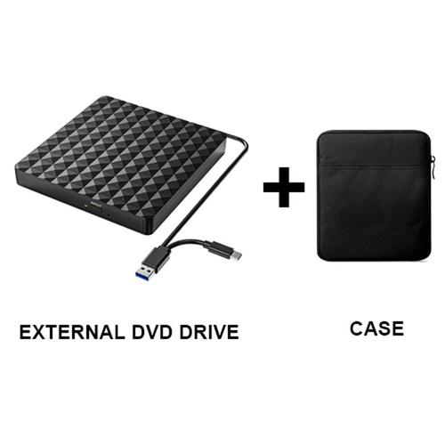Lecteur CD DVD Externe Graveur USB 3.0 DVD Externe Portable RW/ROM Player  Reader