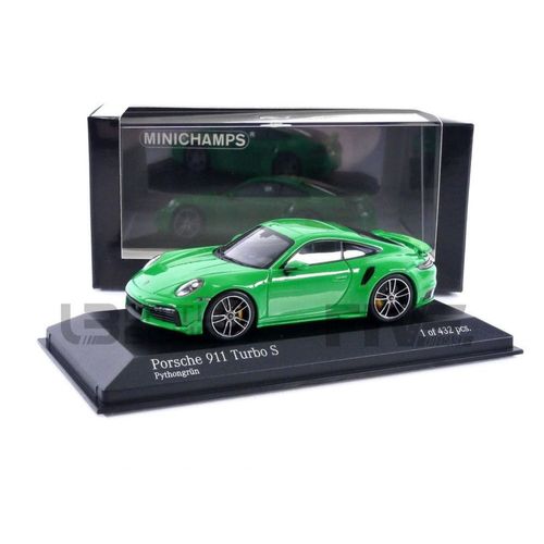 Minichamps 1/43 410060071 Porsche 911 (992) Turbo S Coupe Sport Design - 2021 Diecast Modelcar-Minichamps