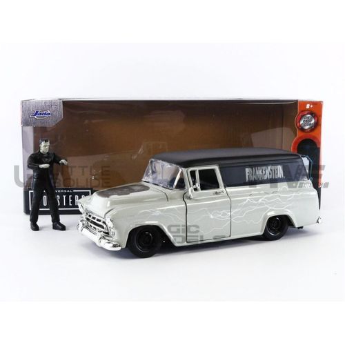 Jada Toys 1/24 - 32191s - Chevrolet Suburban + Frankenstein Figure - 1957-Jada Toys