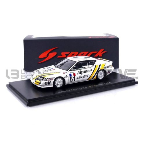 Spark 1/43 S5473 Alpine V6 Turbo Europa Cup - Castellet 1985 Diecast Modelcar-Spark