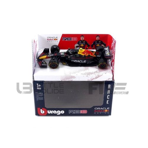 Bburago 1/43 - 38161p/38061p - Red Bull Rb18 - Season Car 2022 (S. Perez)-Bburago