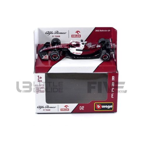 Bburago 1/43 - 38067z - Alfa-Romeo C42 - Season Car 2022 (G. Zhou)-Bburago