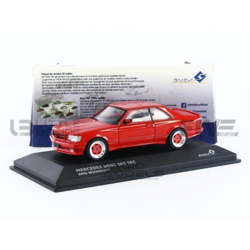 Solido 1/43 4310902 Mercedes-Benz 560 Sec Amg Wide Body - 1990 Diecast Modelcar-Solido