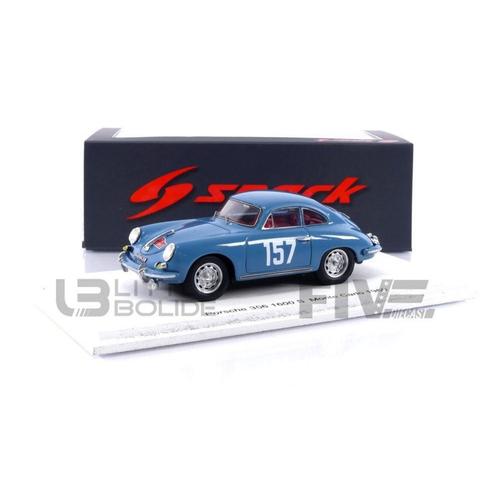 Spark 1/43 - S6141 - Porsche 356b 1600 S - Rallye Monte Carlo 1960-Spark