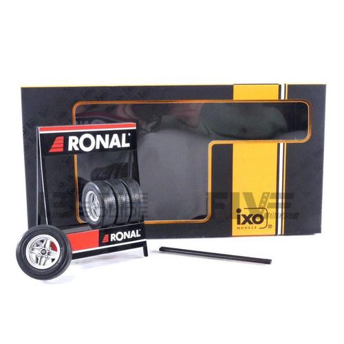 Ixo 1/18 - 18set008w - Accessoires Roues Et Rack - Ronal-Ixo