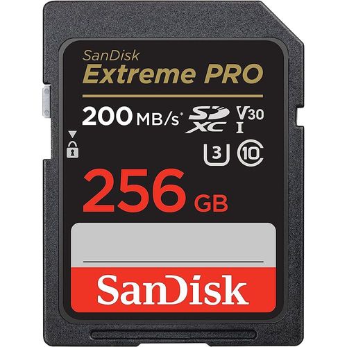 SanDisk 256 Go Extreme PRO carte SDXC + RescuePRO Deluxe UHS-I, Classe 10, U3, V30