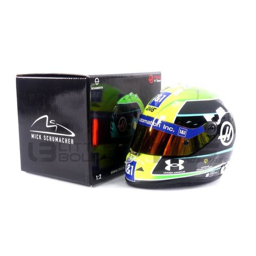 Mini Helmet 1/2 - Mks-Mh-2-2022 - Casque Mick Schumacher - F1 2022