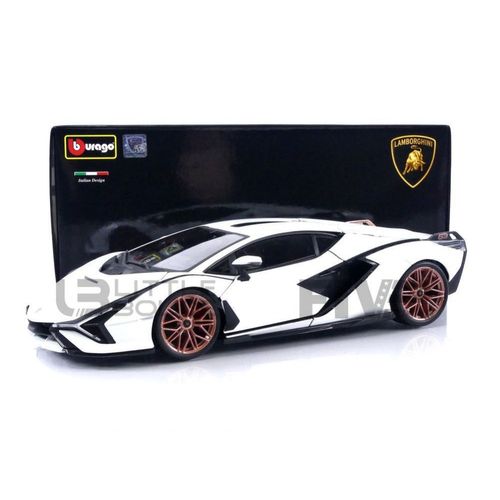 Bburago 1/18 - 11046w - Lamborghini Sian Fkp 37 - 2019-Bburago