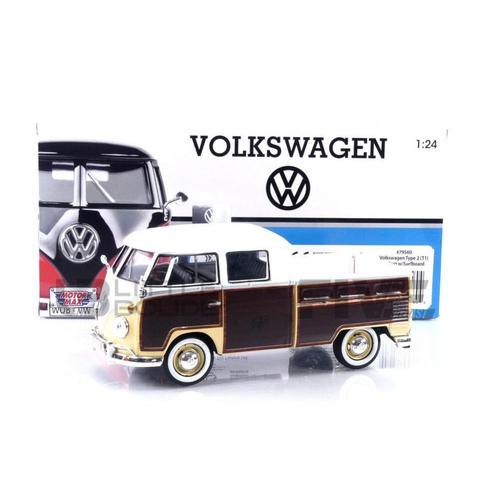 Motormax 1/24 79560w/Br Volkswagen Combi T2 Pickup Diecast Modelcar-Motormax