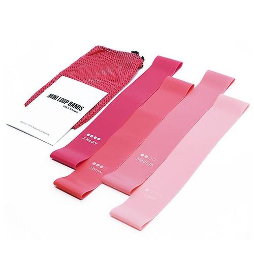 5 Pcs Bandes De Résistance Fitness Yoga-Rose