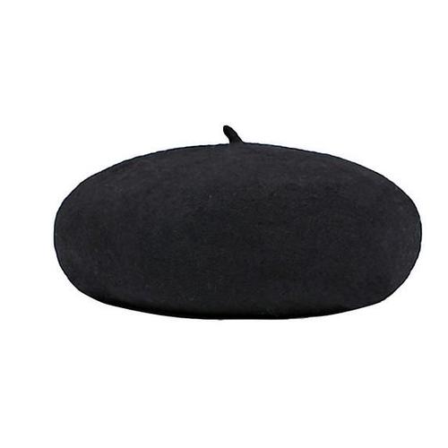 Solide Chaud Laine Chapeaux Hommes Femmes Béret Bonnet Militaire Armée Chapeau Unisexe Cap Cadeaux-Noir