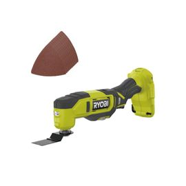 Pack RYOBI - Multitool RMT18-0 - 18V One+ - 11 accessoires - Sans batterie ni chargeur - Kit 10 triangles abrasifs RAK10MT