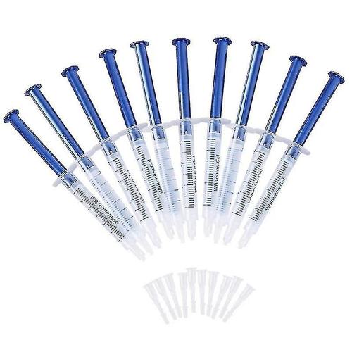 10/6/4/3pc Set 44 Pourcentage Peroxyde Système De Blanchiment Dentaire Gel Oral Agent De Blanchiment Des Dents 10 Pièces Gel Blanc Blanc