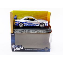 Jada Toys 1/32 - 97184s - Nissan Skyline Gtr R34 - Brian Fast And Furious-Jada Toys