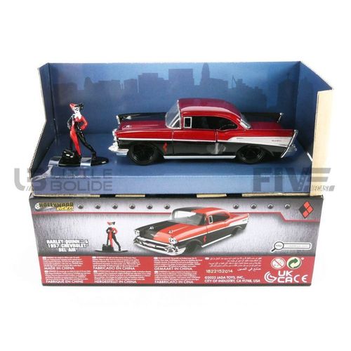 Jada Toys 1/32 - 33087r - Chevrolet Bel Air Hard Top Harley Quinn - 1957-Jada Toys
