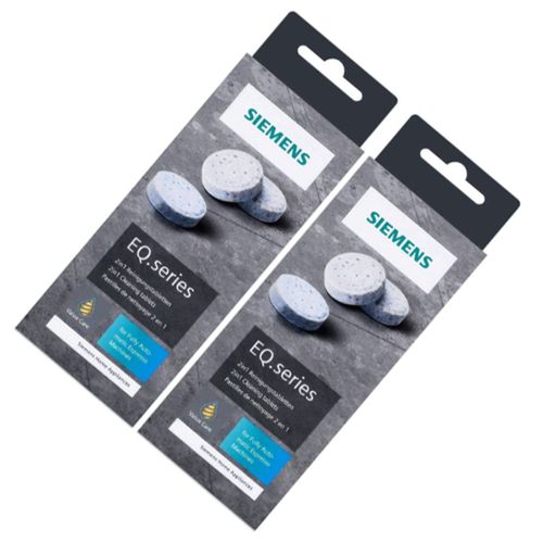 Lot de 2 tablettes de nettoyage TZ80001A Cafetière Expresso (00312097 312097 SIEMENS)
