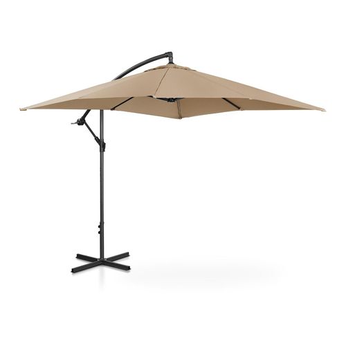 Parasol Déporté - Taupe - Rectangulaire - 250 X 250 Cm - Inclinable Helloshop26 14_0007588
