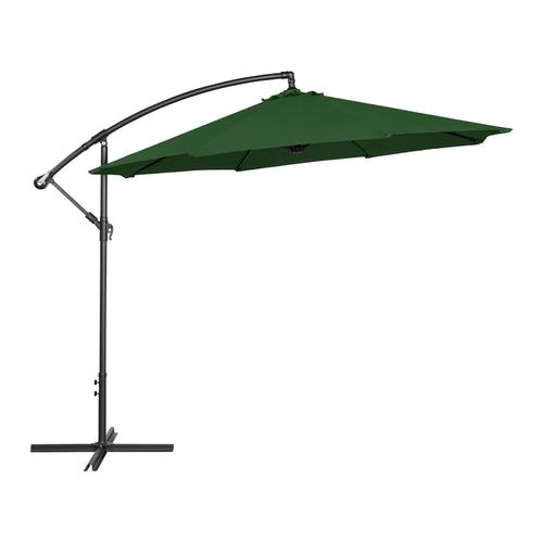 Parasol Déporté - Vert - Rond - Diamètre 300 Cm - Inclinable Helloshop26 14_0007598