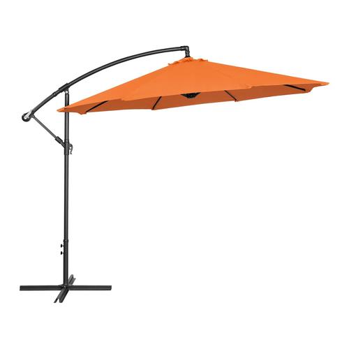 Parasol Déporté - Orange - Rond - Diamètre 300 Cm - Inclinable Helloshop26 14_0007590