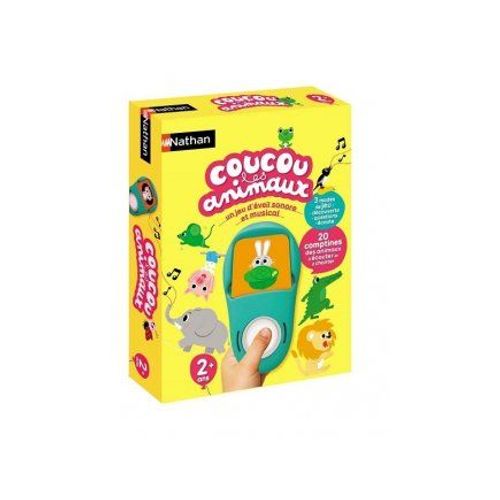 Coucou Animaux 20 Comptines, 3 Modes - Eveil Musical Et Sonore - Jeu Educatif Electronique - Des 2 Ans - Set Musique Bebe, Enfant Et Carte Tigre