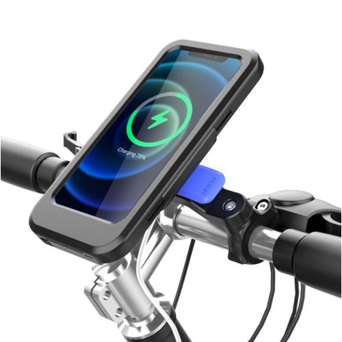 Support De Téléphone Portable Pour Moto, Chargeur Sans Fil 15w, Charge Rapide Usb, Support De Smartphone À 360 °