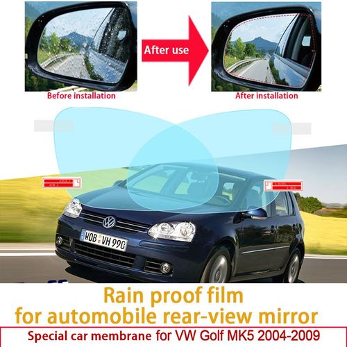 Film De Protection Pour Rétroviseur, Pour Volkswagen Golf 5 Mk5 Vw, Film Anti-Éblouissement, Étanche, Anti-Brouillard, Étanche, Accessoires Pour Voiture