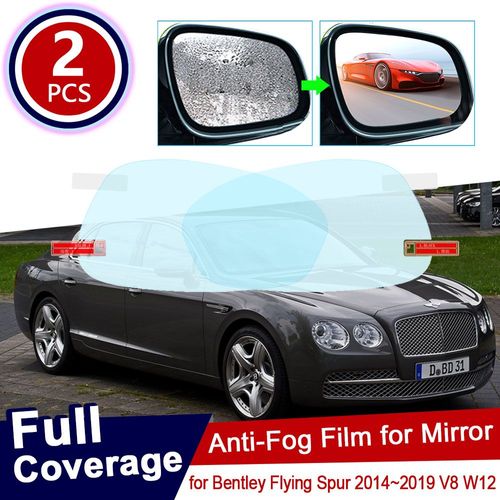 Film Anti-Buée Pour Rétroviseur Bentley, Accessoires De Protection Complète Contre La Pluie Pour Modèles V8 W12 2014 2015 2016 2017 2018 2019