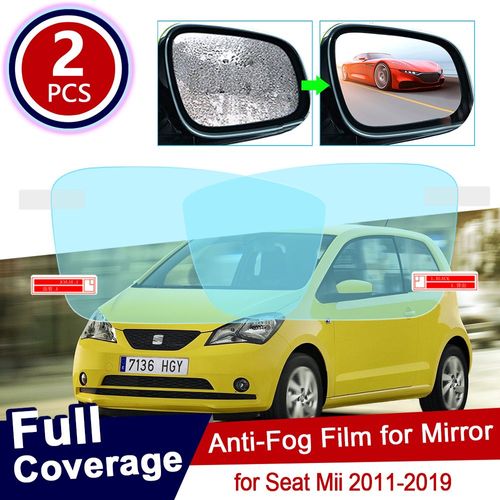 Film Anti-Buée Pour Rétroviseur, Couverture Complète Pour Seat Mii E-Mii 2011   2019, Accessoires De Voiture Propres, 2017 2018