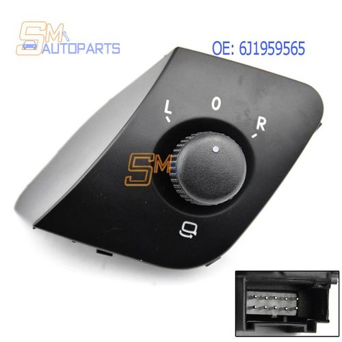 Bouton De Commutateur De Rétroviseur Extérieur 6j1 2009 2015, Bouton De Commutation Réglable Pour Vw Seat Ibiza 959 ? 565