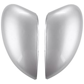 Coque De Protection De Rechange Pour Rétroviseur Latéral, 1 Paire, Gauche/Droite, Argenté, Pour Ford Fiesta Mk7 (2008, 2009, 2010, 2011)