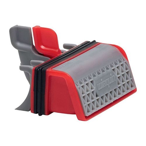 Ensemble membrane et filtre slim + pour bonde de douche Wirquin 30723382, rouge et gris