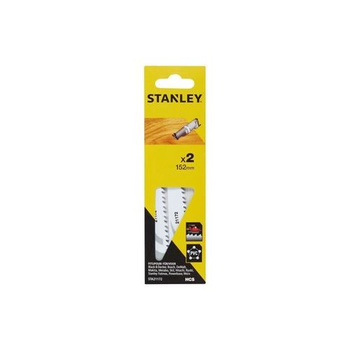 GENERIQUE - Pack 2 Lames De Scie Sabre 15.2cm Coupe Fine Et Droite Sta21172-Xj Stanley