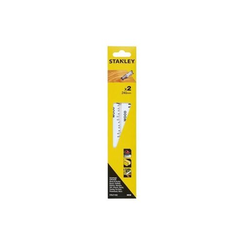 GENERIQUE - Pack 2 Lames De Scie Sabre 24cm Coupe Grossiere Sta21182-Xj Stanley