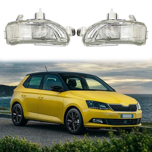 Rétroviseur Latéral Gauche/Droit De Voiture, Clignotant, Indicateur Lumineux, Coque, Pour Skoda Fabia 2015 ? 2017 Rapid 2018 ? 2020