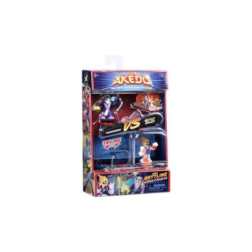 Akedo Meilleurs Guerriers Des Jeux D Arcade Coffret Duel Figurines Miniatures De Combattants Vos Marques Prêts Combattez 14258 Multicolore
