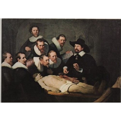 Carte Art Musees Peinturesrembrandt Van Rijn - La Lecon