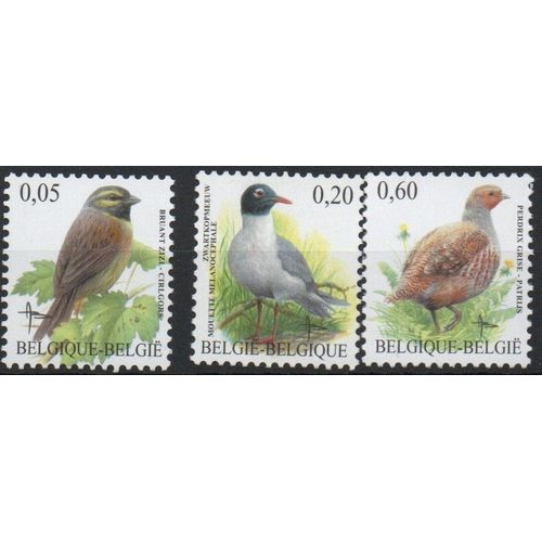 Belgique Timbres Les Oiseaux 2005 -2006