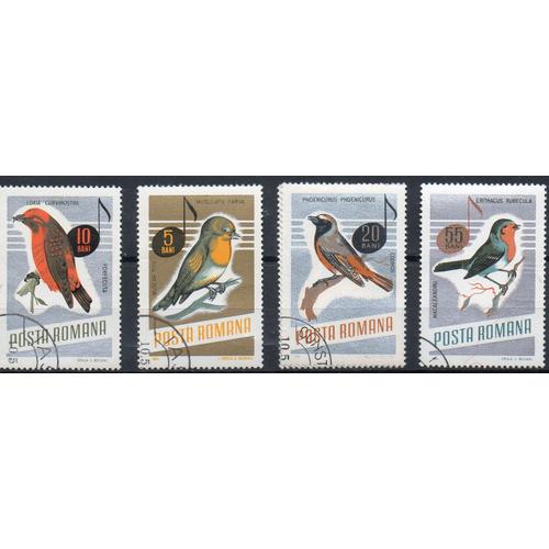 Roumanie Timbres Oiseaux