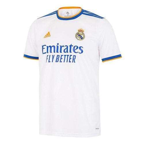 Haut De Football Respirant Real Madrid Cf Pour Chemise D'entraînement De Costume De Football Pour Adolescents-Blanc Xl