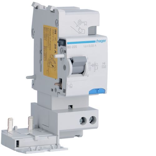 Hager BD225 Bloc différentiel 2P 25A 30mA HI