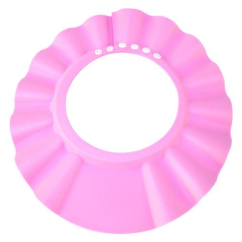 Safe Shampooing Douche Bain Protection Bonnet De Bain Doux Visière Réglable Chapeau-Rose