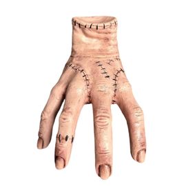 Cosplay Famille Addams Main Effrayante En Latex Mercredi - Accessoire Cosplay & Décoration Halloween - 20,5 Cm Main De Mercredi Addams