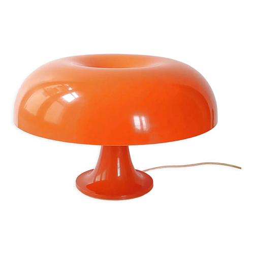 Lampe Nesso Artemide Vintage 1960 Orange