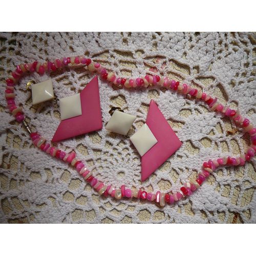 Boucles Oreilles Clips Vintage Année 1960