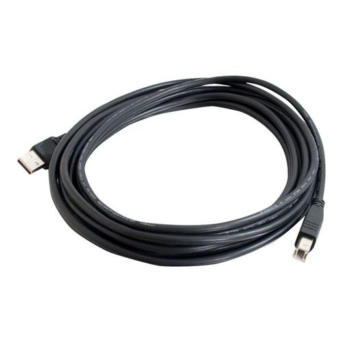 C2G 9.8ft USB A to USB B Cable - USB A to B Cable - USB 2.0 - Black - M/M - Câble USB - USB (M) pour USB type B (M) - USB 2.0 - 3 m - noir