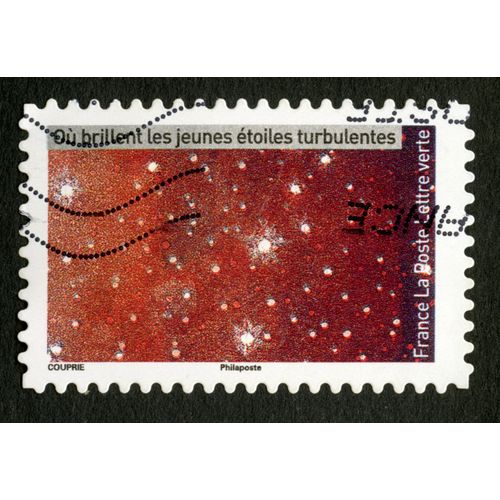 Où Brillent Les Jeunes Étoiles Turbulentes, Couprie, France, La Poste, Lettre Verte
